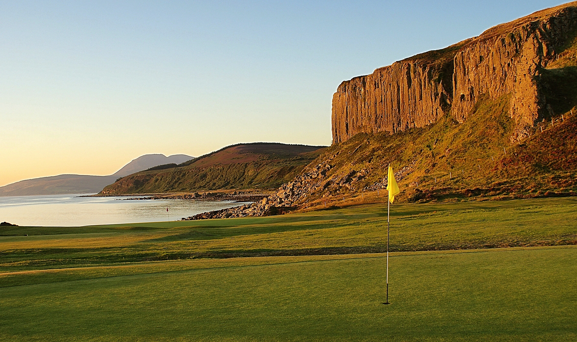 Shiskine golf course 9th green