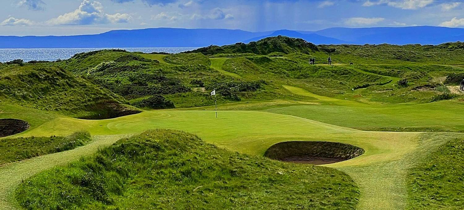 The Postage Stamp at Royal Troon from the tee