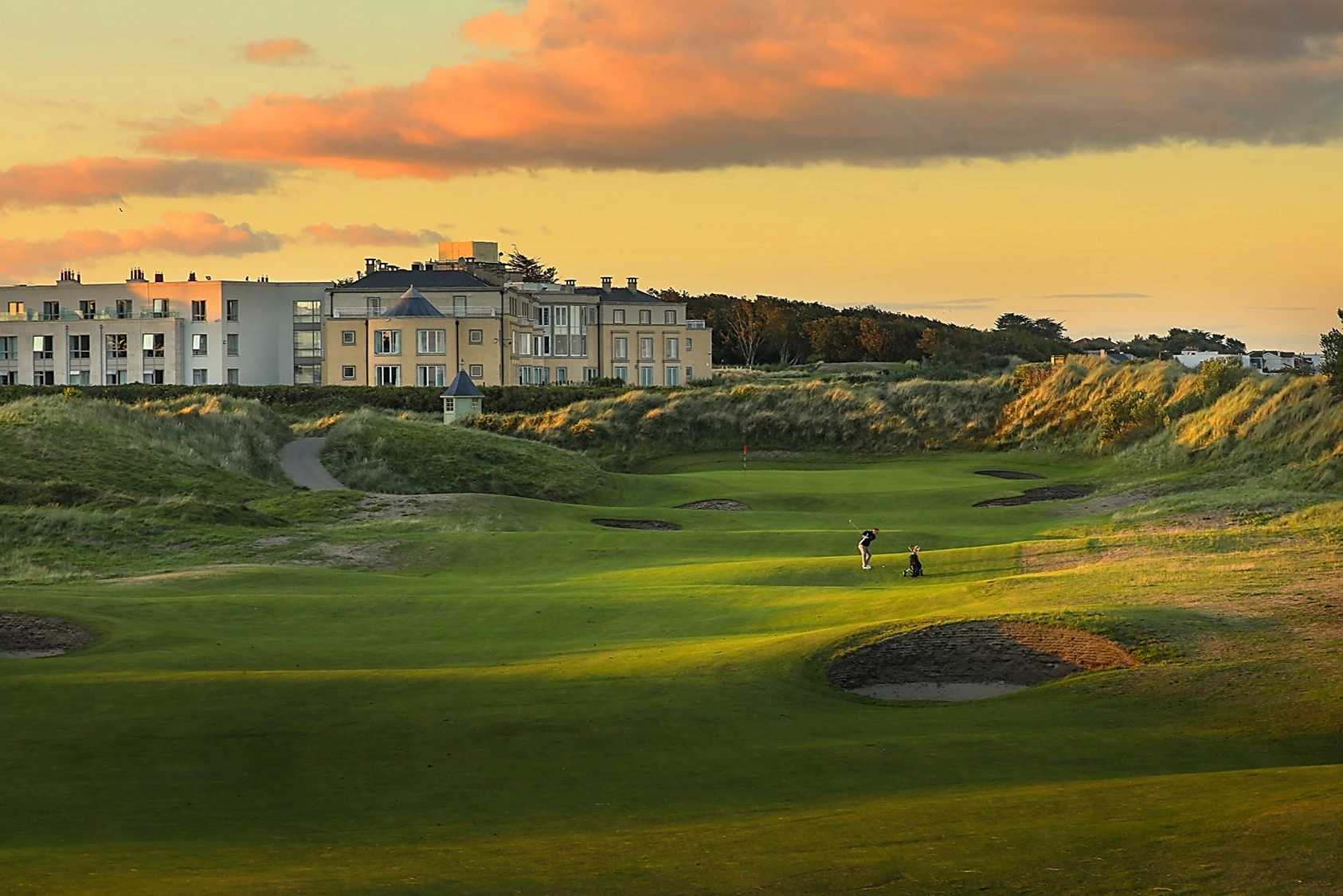 Portmarnock hotel overlooking the Jameson links