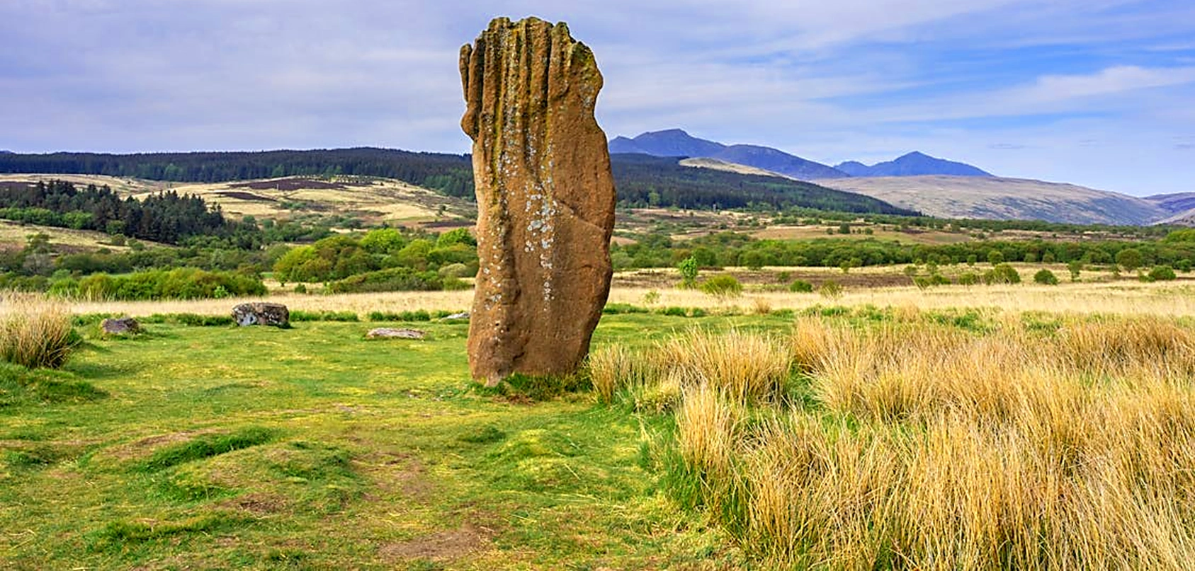Standing stone on the Isle of Arran