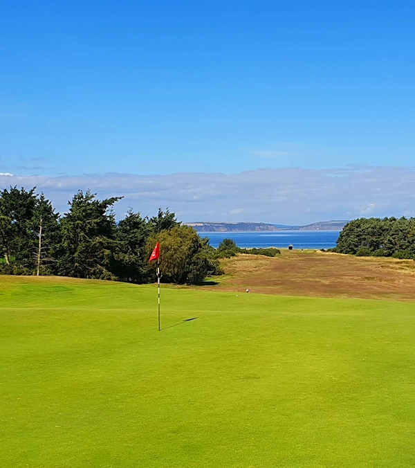 Nairn with Moray Firth behind